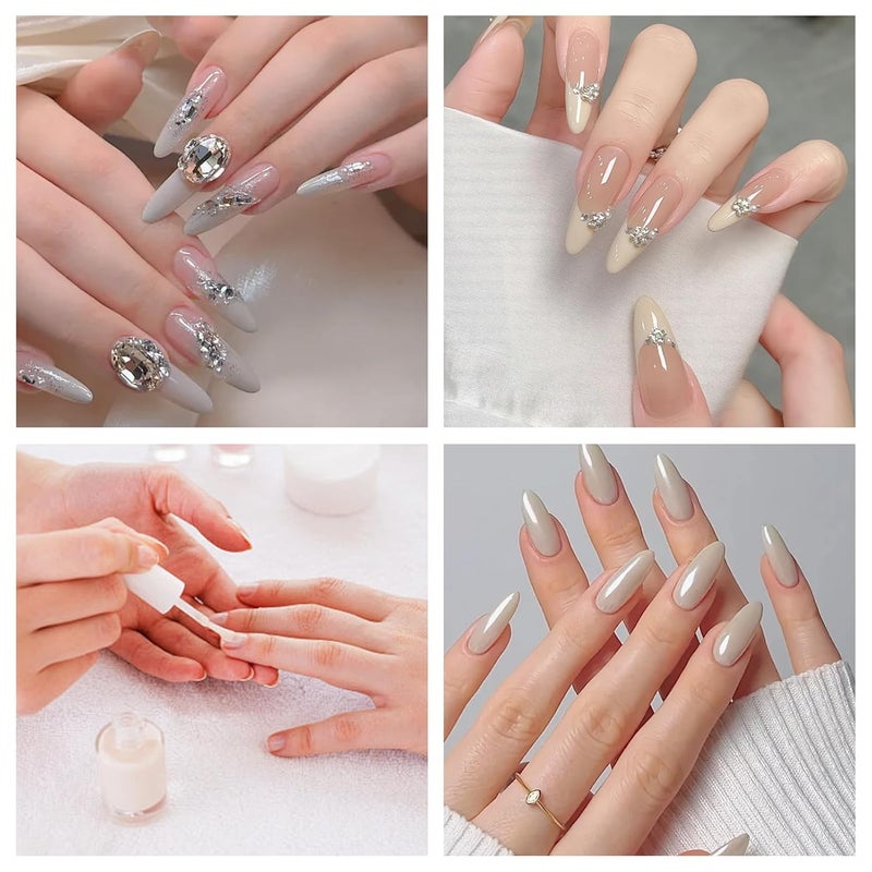 NICENEEDED False Nail Extension Fiber, 10M Nail Extension Fibers Adjustable Shape Nails Lengthening Fibers Tools, DIY Fiberglass Nail Art Makeup Supplies for Home Salon - Image 5